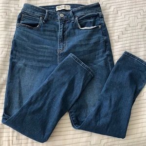 A&F Curve Love High Rise Skinny Ankle Jeans size 28 / 6S